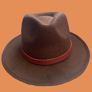 Brown Fedora Outdoor Western Hat